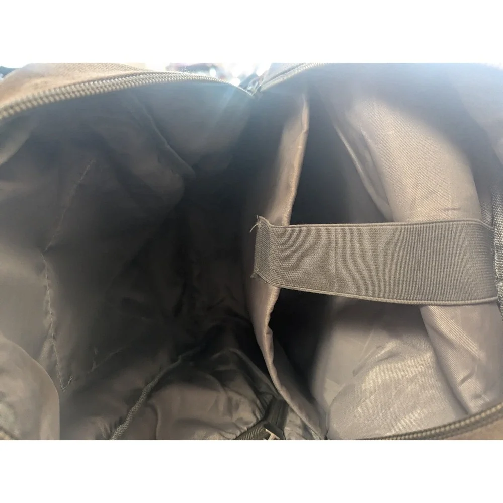Canvas Backpack Brown Laptop Travel School Bag‎ Brown Trim Alilaus Day bag